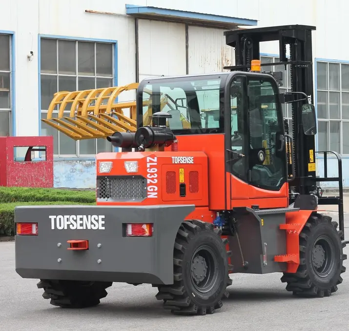 4x4 Forklift Off Road All Terrain Forklift 3 Ton Diesel Rough Terrain Forklift