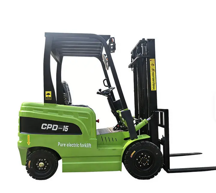 RONGYU RY100 Electric Pallet Truck Lithium-Ion Battery Hydraulic Side Shifter Solid Tire 60V/220V