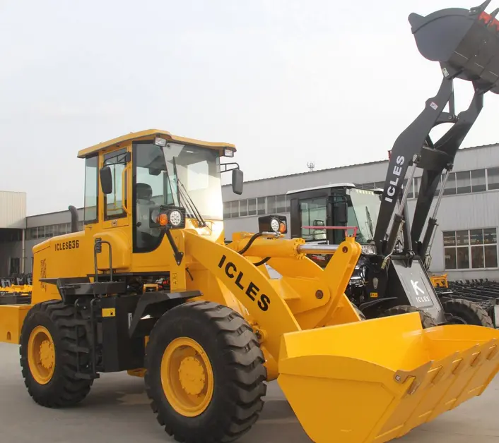 Top Brand 636D Wheel Loader 3t