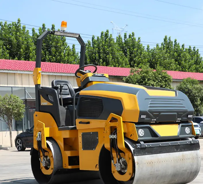 High Daily Output Adjustable Amplitude 500kg mini road roller