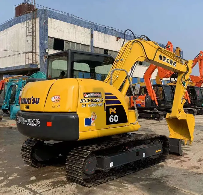 Komatsu PC60 Mini Excavator Hydraulic Crawler Track Machine