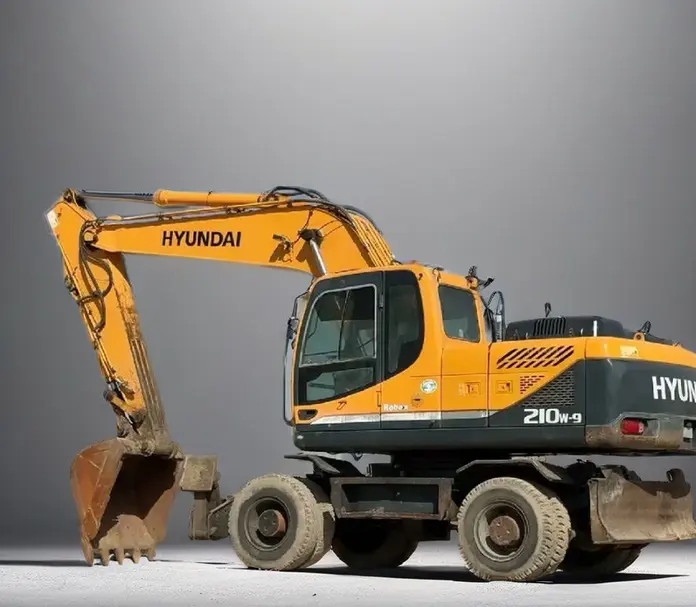 Hyundai R210W-9 Crawler Hydraulic Excavator 22Ton Engine Gearbox