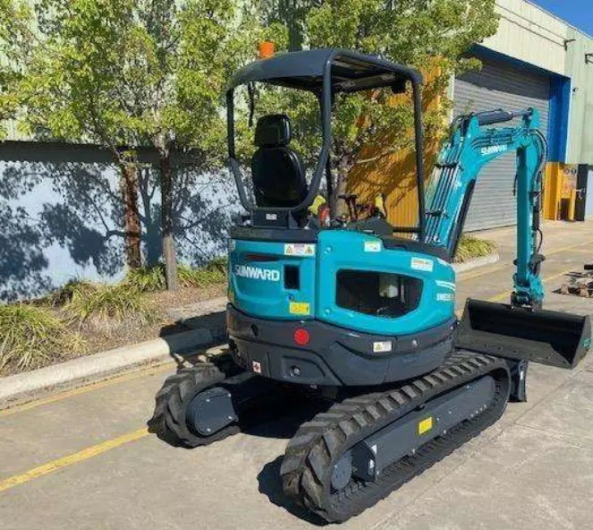 Sunward Crawler Excavator 1.2 Ton Hydraulic Digger Tracked Earthmoving Machine