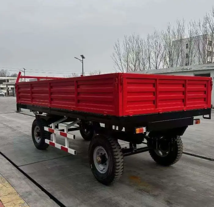5T Tractor Mounted Hydraulic Dump Trailer Agricultural Traile