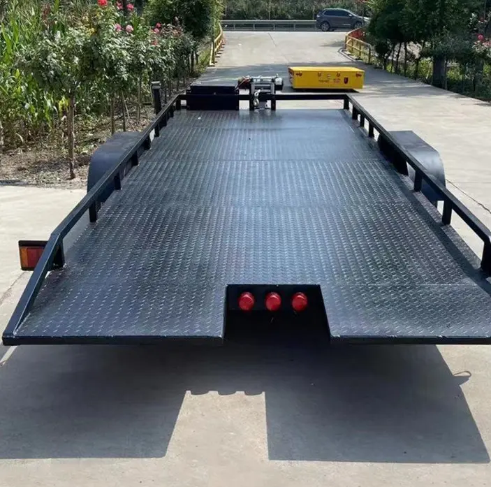 Flatbed Trailer for Heavy Machinery Easy Towing