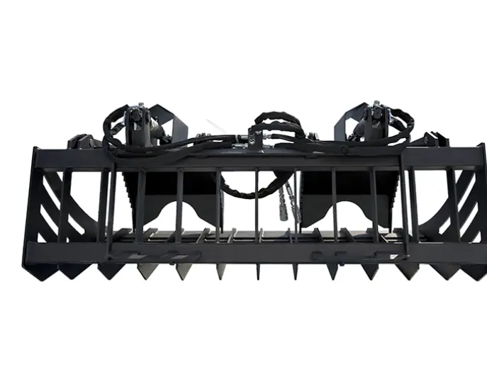 Skid Steer Loader Attachments Rock Log Grapple